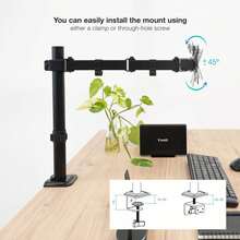 Suportes para monitores - Preto - Ver 4