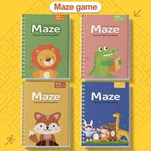 Libro de actividades de laberinto, desafíos progresivos de búsqueda de caminos para desarrollar enfoque, paciencia y habilidades de resolución de problemas, juego cerebral relajante para descansos diarios en el hogar, la oficina o los viajes - Laberinto - Ver 2