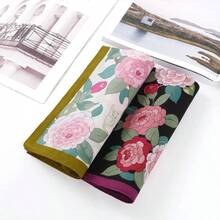 florales para mujer, 100 algodn peinado de los aos 60 con estampado de flores para mujer, 4 8 piezas, 17.7 x 17.7 cm - Multicolor 28 piezas - Ver 5