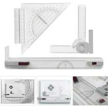 A3 Drawing Board Multifunctional Technical Drawing Set AAdjustable Angle Drawing Table For Students Engineers Architects 51X37cm - Transparent White - View 3