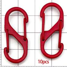 10pcs Candy-Colored Spring Clasps Letter S Buckle Lobster Hooks Connectors For DIY Necklace Bracelets Jewelry Making Fashion Accessories - Multicolor - View 10