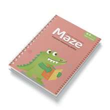 Libro de actividades de laberinto, desafíos progresivos de búsqueda de caminos para desarrollar enfoque, paciencia y habilidades de resolución de problemas, juego cerebral relajante para descansos diarios en el hogar, la oficina o los viajes - Laberinto - Ver 8