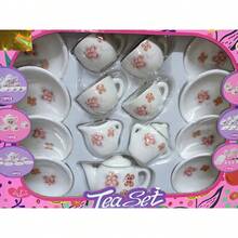 TendenciaSet Juego De Te Porcelana Niñas 17 Pzs BlancoCalidad premium - Blanco - Ver 12