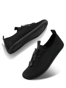 Giày thể thao nữ nhanh khô, thích hợp cho yoga, tập gym, bơi lội, đi bộ đường dài. - Đen và trắng - Xem 3