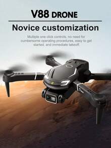 CASRRA Máy bay không người lái V88 được trang bị camera kép độ phân giải cao, hệ thống bay lơ lửng bằng cảm biến quang học/tránh chướng ngại vật thông minh. Người mới bắt đầu cũng có thể nhanh chóng làm quen với nó. Đây là một loại máy bay bốn cánh quạt/máy bay điều khiển từ xa đồ chơi phù hợp cho giải trí trong nhà/ngoài trời. Nó mang lại hiệu quả chi phí cao và các chức năng tuyệt vời. Đây là một món quà sinh nhật tuyệt vời và cũng là một lựa chọn tuyệt vời cho quà Giáng sinh hoặc Halloween. - Máy bay không người lái V88 - Xem 4