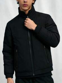 Chaquetas cortavientos para hombre, cortavientos ligeros, chaquetas de golf para exteriores - Negro - Ver 9