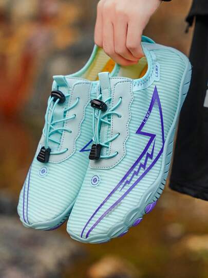 Zapatos acuáticos para hombres, zapatos de agua de cinco dedos descalzos para exteriores para hombres - Zapatos acuáticos ligeros y transpirables con suelas cómodas, adecuados para natación, fitness, playa, uso diario - Opción ideal para hombres, zapatos de playa, estilo deportivo, suelas blandas, zapatos multifuncionales, estilo de vida activo