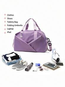 大容量运动健身瑜伽包，带独立鞋仓，休闲干湿分离旅行背包，瑜伽运动包，女士收纳训练包，女士健身包，健身房背包，适合旅行、健身、瑜伽、运动、商务、工作、海滩、暑假等场合，必备健身装备，健身配件，运动包 - 彩色 - 查看 9