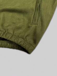 Women's Vintage Style Casual Jacket In Matcha Green, Fashionable & Comfortable, Versatile For Commuting And Leisure, Suitable For Early Spring And Autumn/Winter - Dark Green - View 7