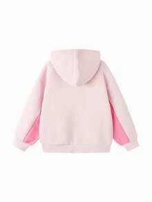 Balabala Tween Girl' Casual Jacket, Unisex Versatile Spring Outerwear 2026 - Pink - View 5