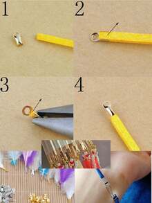 Jewelry Making Supplies Kit, Jewelry Repair Tools And Accessories, Jewelry Pliers, Jewelry Parts And Adult Beading String - Gold - View 7