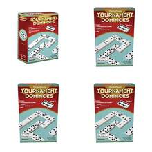 Family Classics Tournament Dominoes - Doble Seis Azulejos cristalinos en Estuche de Almacenamiento de Pressman 5 PulgadasDiversión infantil, juegos felices, imprescindibles para los niños - Clásicos familiares Juego de 6 azulejos cristalinos - Ver 1