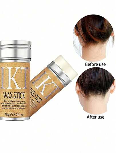 ikt Hair Styling Wax Stick - Long-Lasting Shaping Hair Wax, Smooth Texture, Easy To Shape And Style, Perfect For Hairstyling Tools, Braiding Sets, Combs, Wigs And Daily Hair Care Products, Ideal For Salon, Home Styling, DIY Hairstyles, And Unisex Hair Accessories