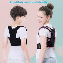 TendenciaChaleco Corrector De Postura Ortopédico Faja Lumbar Unisex Negro SCalidad premium - 1 - Ver 7