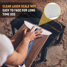 Sourcing Map Stair Tread Template Tool 9"-54" Adjustable Length Stair Measuring Tool Jig For Risers And Partition - Blue - View 5