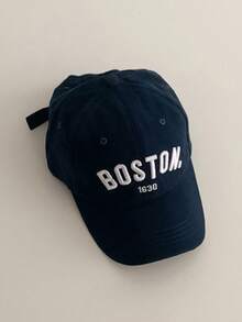 Kids Baseball Cap, Embroidered Letter Design, Unisex Boys Girls Spring Summer Hat - 1PC - View 11