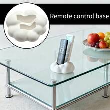 1 pieza Caja de almacenamiento con forma de nube para control remoto - Diseño moderno en negro y blanco, adecuado para guardar controles remotos de TV, DVD, Blu-Ray, sistema de audio y videojuegos, Día de la Mujer, Artículos de viaje, Recuerdos de boda, Y2k, Dormitorio, Accesorios de coche para mujeres, Decoración de cocina, Artículos del hogar - Multicolor - Ver 10