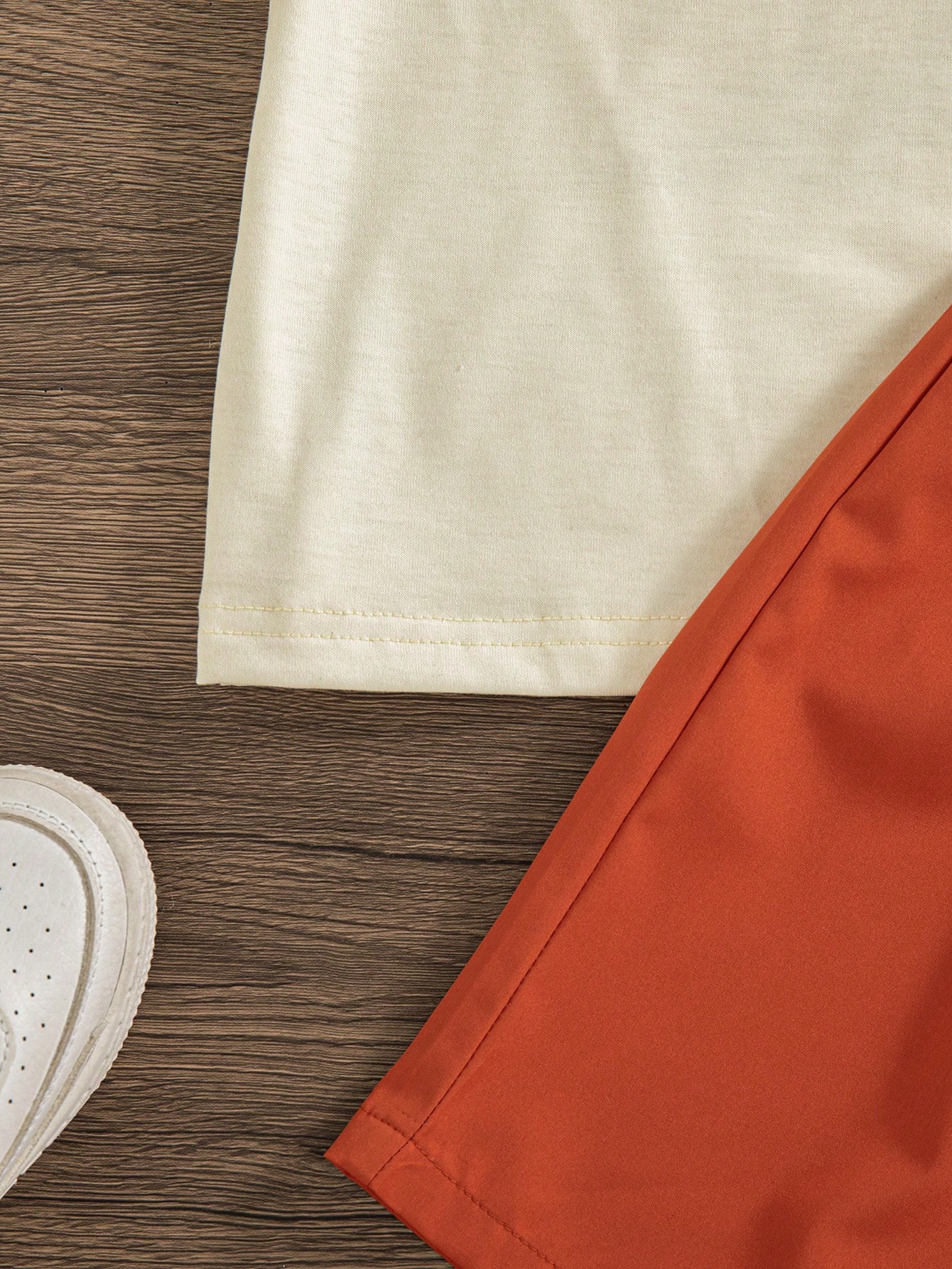 2 pièces/Set Top à manches courtes imprimé et short décontracté pour garçons, tenue d'été 10