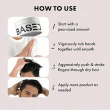 Combo Pack BASED Ultimate Straight/Wavy Hair Styling Bundle | Hair Texturizing Powder And Hair Clay For Men,Texture Powder, Clay, Pomade | BASED Bodyworks | Premium,Lightweight & Volumizing Hair Styling Powder With Matte Finish, Add Texture To Hair With Medium Hold,Suitable For Medium, Thick, Straight Or Wavy Hairstyles, Sandalwood,Suitable For Men's Daily Work, Gatherings, And Dates,Essential Holiday Gifts For Men. - 3 cái - Xem 6