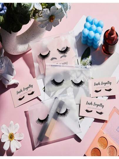 5pcs/10pcs/20pcs/30pcs Eyelash Care Bags, Eyelash Packaging Bags, Cosmetic Bags, Small Zipper Eyelash Cases, Travel Care Accessories. These Bags Are Suitable For Storing Eyelash Care Products, Cosmetics, And Other Beauty Tools. Very Suitable For Women And Girls To Use.