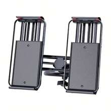 xnyocn 适用于车载CD插槽的可调节双手机支架，适用于大多数车型 - 黑色 - 查看 9