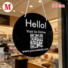 Custom Acrylic QR Code Sign, Acrylic Name Business Logo Sign, Custom Business QR Code Display, Light Up Sign, Storefront Acrylic Sign With QR Code For Store, Boutique, Salon, Spa, Office, Bakery, Coffee Shop, Restaurant, Gym, Studio, Storefront Acrylic Sign With QR Code For Store, Boutique, Salon, Spa, Office, Bakery, Coffee Shop, Restaurant, Gym, Studio - Multicolor - View 19