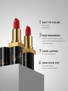 Pudaier 哑光丝绒唇膏 – 不粘腻，唇彩质地，防水，持久24小时，不易沾染污渍，适合所有肤质。