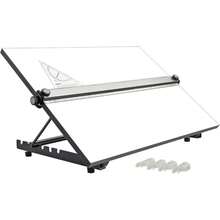 A3 Drawing Board With A Parallel Motion Table Design Featuring Five Adjustable Angles For Work, Complete With Clips And A Set Square - White - View 4