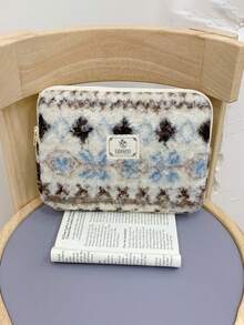 Bohemian-Style Plush Laptop Bag, IPad Bag, Laptop Bag, Laptop File Bag, Laptop Case, Laptop Bag, 11 13 14 15.3 15.6 Inch Portable Desktop Computer Bag, Mac Book Tablet Computer Bag Laptop Sleeve Laptop Cover Water Resistant Travel Essentials - Multicolor - View 10