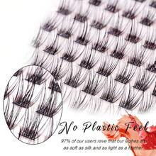 Upgraded,12 Lash Clusters Wispy D Curl With No Plastic Feel,Natural Cluster Eyelash Extensions,Ultra-Soft Individual Lashes With Thin Band,Long-Lasting And New Comfort -Radiant Style[],38505214 - French Floral - 查看 2