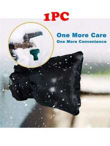 1pc Outdoor Water Faucet Cover For Winter Freeze Protection Pipe Insulation Insulated Spigot Backflow Cover - Multicolor - View 8