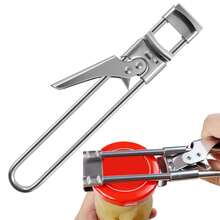 2/3PCS Bottle Opener & Jar Opener For Weak Hands, Adjustable Stainless Steel Can Opener, Multifunctional Jar Lid Opener Gripper Kitchen Gadgets - 銀色 - 查看 13