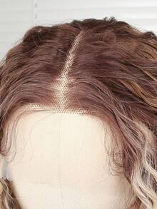 Peruca elegante de fibra sintética com ondas profundas e frente em renda, 13*4,5*1, super longa, 32 polegadas (81 cm), alta qualidade, aparência natural, macia, para mulheres, meninas, iniciantes, uso diário, reuniões familiares, festivais, festas, perucas para fantasias, Dia dos Namorados. - Multicolorido - Ver 6