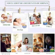 Velas Aromáticas, Juego de 16 Velas Perfumadas Relajantes, Cera de Soja 100% Pura(Por Lata 2.5 Onzas), Regalos para Mujer, Velas Aromaterapia, Alivio del Estrés, para Yoga,Navidad,Día de San Valentín(default) - Multicolor - Ver 5