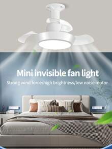 LED Ceiling Fan Light, Invisible Ceiling Fan Light, Detachable Ceiling Fan Light With Remote Control, Suitable For Bedroom, E27 Ceiling Fan Light Applicable To Bedroom, Kitchen, Living Room And Other Home Spaces - 420 Invisible Fan Light - View 6