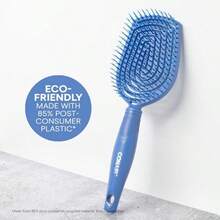 Conair Scalp Care - cepillo para polvo desenredante para el cabello rizado masajeador para el piel cabelludo cepillos para el cabello para mujeres y hombres desenredante para todas las longitudes y - Azul - Ver 7