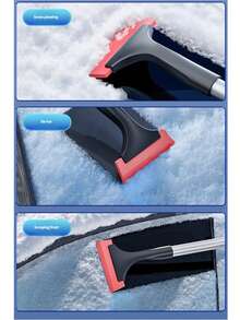 Rubber Car Snow Scraper, Flexible Ice Remover, Suitable For Windshield And Car Windows, Winter Snow Removal Tool