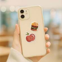 62 ملصق كرتوني لوجبات خفيفة جميلة - ملصقات زخرفية للأجهزة اللوحية والحواسيب المحمولة