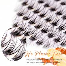 Upgraded,14 Lash Clusters Wispy D Curl With No Plastic Feel,Natural Cluster Eyelash Extensions,Ultra-Soft Individual Lashes With Thin Band,Long-Lasting And New Comfort -Sunrise Style[],38505213 - trắng - Xem 2