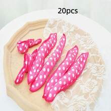 10/20/40pcs/Set Soft Foam Hair Rollers For Natural Curls And Waves, Overnight Sleep Rollers - No Heat DIY Sponge Hair Styling Tools - Hot Pink - View 15