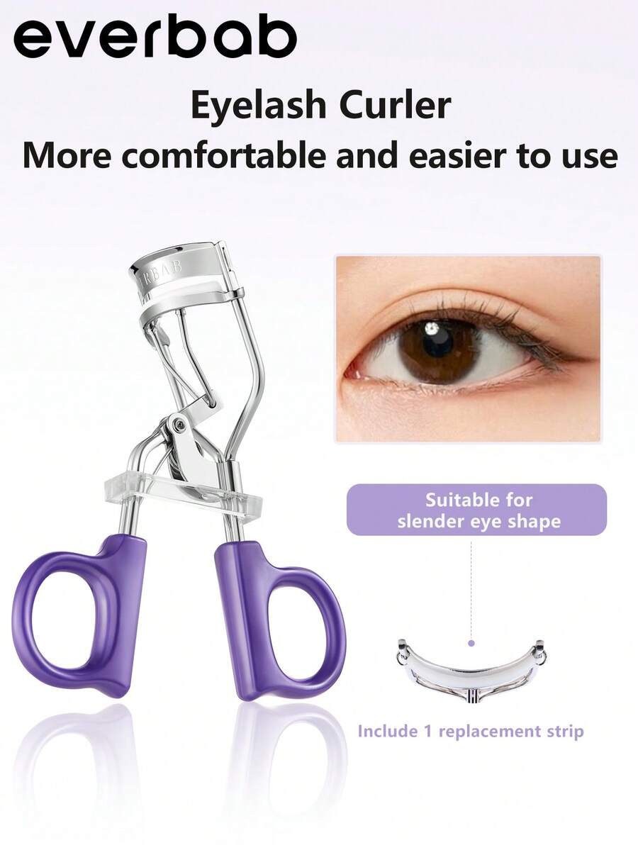 Everbab Eyelash Curler 2.0, One-Click Curl & Hold, Suitable For Beginners