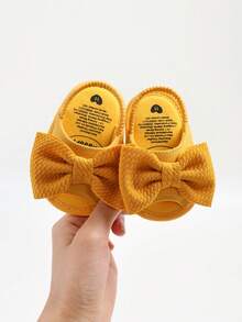 Infant Infant Girls Summer Sandals With Flower Soft Sole Newborn Toddler First Walker Crib Dress Shoes