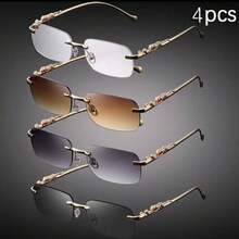 [HOYNI] 品牌设计时尚无框高端眼镜，四季皆宜，优雅高端男女通用眼镜，时尚礼品 - 时尚配饰 - 組合2 - 查看 13