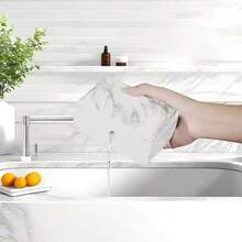 1pc Luxury Marble Pattern Electric Toothbrush Holder - Electric Toothbrush Stand With Safety Clamp, Spacious Multi-Function Storage Rack For Toothbrush And Toothpaste, Compact Countertop Bathroom Organizer, Perfect For Bathroom Countertop, Essential Bathroom Accessory, Maintain Hygiene, Home Bathroom Decor, Autumn Decor, Back To School - Multicolor - View 8