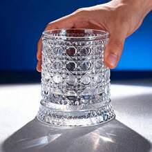 Roterande dekompressionskopp, högvärdig, lätt och lyxig stil, kristallbas, vinglas för hemmabruk - Istapp roterande whiskyglas - Visa 9