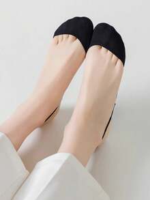 5 Pairs Of Women's Invisible And Seamless Socks With Ultra-Thin Anti-Slip Insoles, Perfect For Matching Shoes