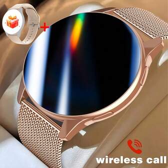  2025 SIMSONLAB New Smart Watch, Feature-Rich Including 3D Dynamic Customizable Dial, AI Voice Assistant, Voice Call & Weather Forecast, Music Player, Fitness Tracking (Steps/Calories/Distance), Multiple Sport Modes + Notification & Sedentary Reminder