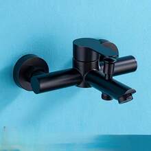 Bathtub Faucet Stainless Steel Shower Faucets Into The Wall Bathroom Dual Water Mixed Valve Hidden Hot And Cold Tap