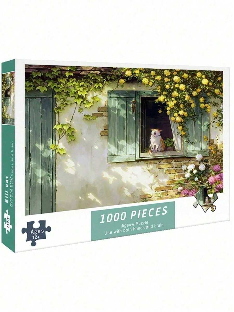 1000 piezas de divertidos puzzles, 75*50cm adolescentes adultos para aliviar el estrés, 11 estilos, estrellas de Van Gogh, ciudades europeas, Torre de París, Puente de Londres, estrellas y universo - 1175 - Ver 1