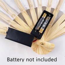 1 قطعة مروحة إضاءة LED وامضة للكبار، طول 1.5 متر، تدرج لوني من البنفسجي إلى الأبيض، خط إضاءة ناعم، مناسبة لرقص البطن والأداء على المكتب وغيرها من المناسبات، لا تحتاج إلى بطاريتي AAA، مناسبة للعطلات والعروض المسرحية والحفلات والأعراس وعيد الهالوين وعيد الميلاد وغيرها من المناسبات - مروحة حريرية مضيئة - مشاهدة 10